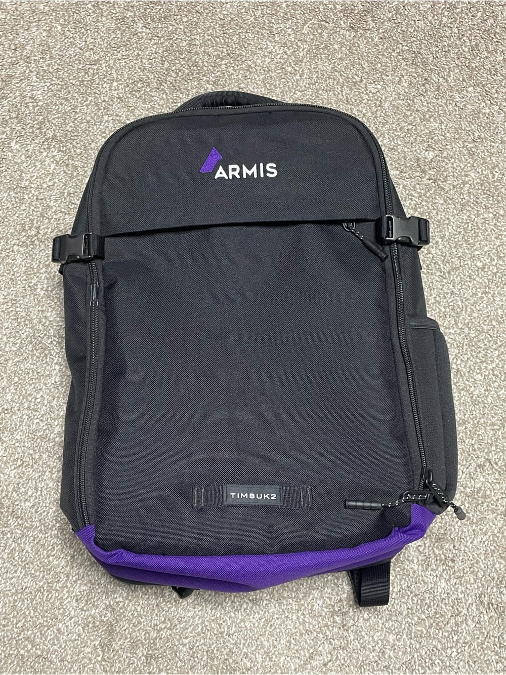 Like New TIMBUK2 Division Backpack Black/Purple
